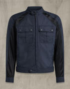 Belstaff Temple 2.0 lgtereszt, nyri motoros kabt protektorokkal (navy blue)