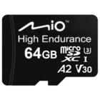 MIO high endurance MicroSD card 64GB