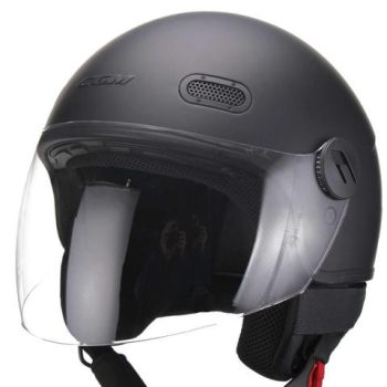 CGM 109A Globo matt fekete nyitott bukósisak