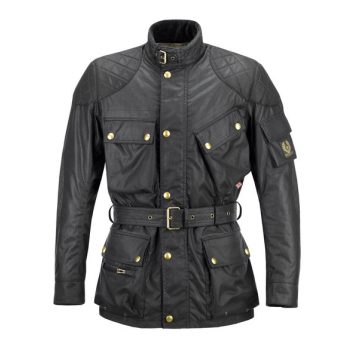 Belstaff Trialmaster fekete motoros kabát
