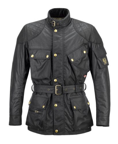 Belstaff Trialmaster fekete motoros kabát
