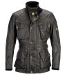 Belstaff Trialmaster fekete motoros kabát