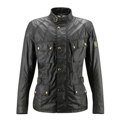 Belstaff Crosby wax fekete motoros kabát