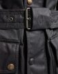 Belstaff Trialmaster Pro fekete wax cotton motoros kabát (CE tanusítvánnyal)