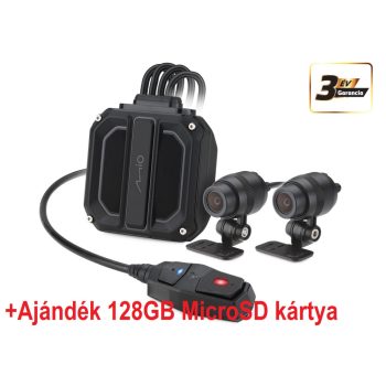   MIO MiVue M820WD motoros menetrögzítő kamera + Ajándék 128GB MicroSD kártya