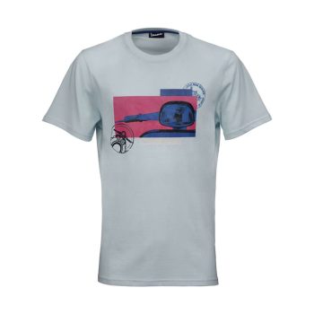 Vespa T-shirt heritage, világoskék