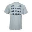 Vespa T-shirt heritage, világoskék
