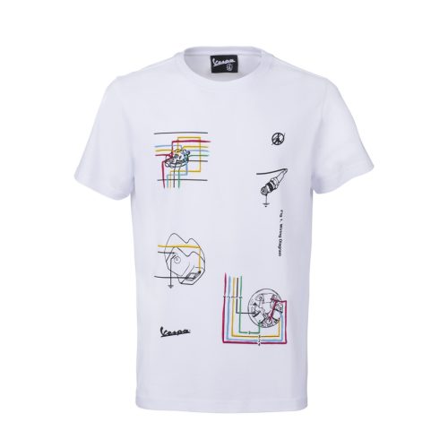 Vespa T-shirt SW Grafica férfi póló