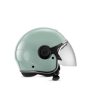 Vespa Argentario verde amabile vk nyitott bukósisak napszemüveggel