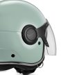 Vespa Argentario verde amabile vk nyitott bukósisak napszemüveggel