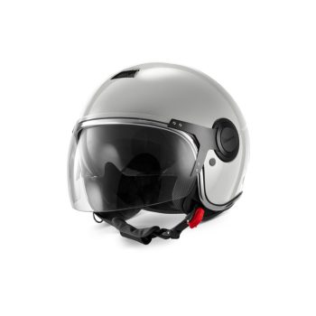   Vespa Argentario grigio G41 nyitott bukósisak napszemüveggel