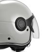 Vespa Argentario grigio G41 nyitott bukósisak napszemüveggel
