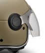 Vespa Argentario beige Q01 nyitott bukósisak napszemüveggel