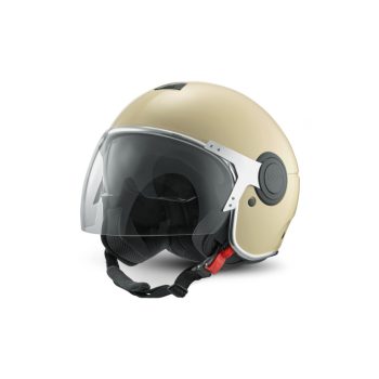 Vespa Argentario beige Q9 nyitott bukósisak napszemüveggel