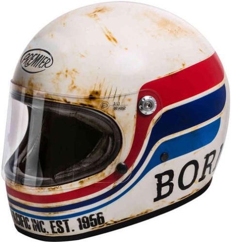 Premier Trophy BTR8 BM zárt retro bukósisak