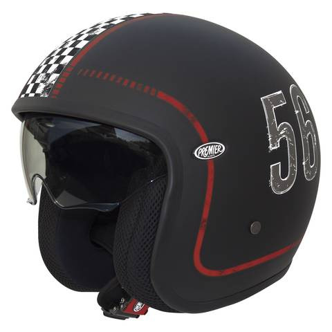 Premier Jet Vintage FL9 BM nyitott bukósisak