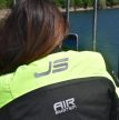 Jollisport B52 UV sárga/fekete 4 évszakos, vízálló motoros dzseki