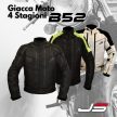 Jollisport B52 UV sárga/fekete 4 évszakos, vízálló motoros dzseki