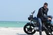 PMJ Café racer férfi motoros farmer, szürke