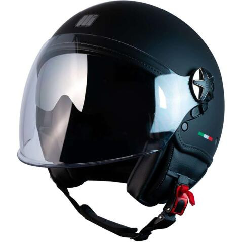 MotoCubo Fly Evo nyitott retro bukósisak napszemüveggel