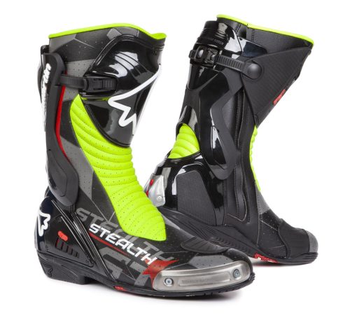 Stylmartin Stealth Evo Air Black Yellow motoros versenycsizma